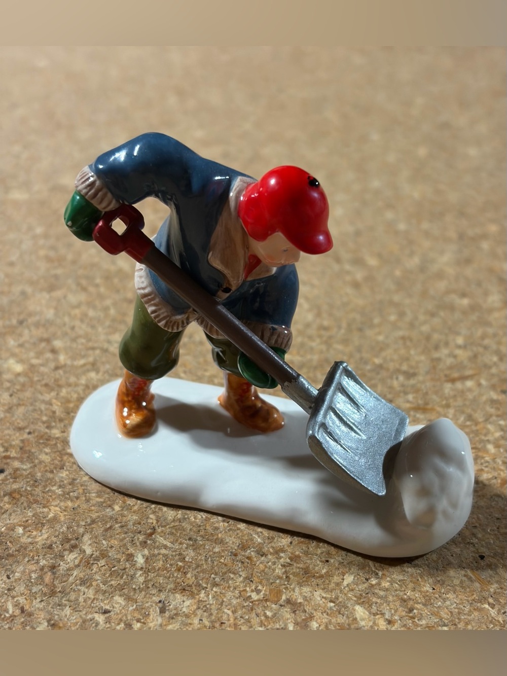 Department 56 Original Snow Village A Heavy Snowfall Boy Shoveling Snow Figurine